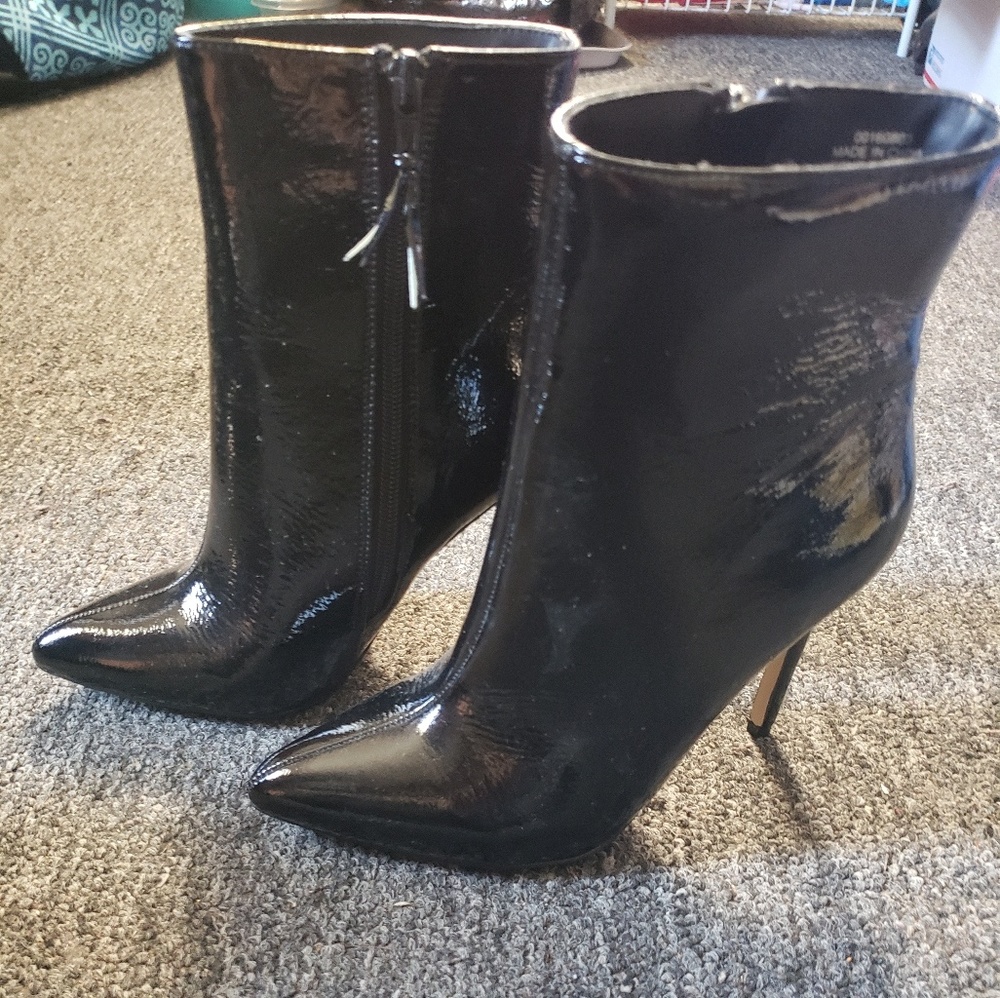 Patent Leather Boots
